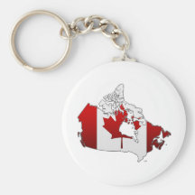 Canada: Map Keychain