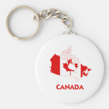 CANADA MAP KEYCHAIN