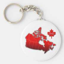 CANADA MAP KEYCHAINS