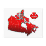 CANADA MAP postcards