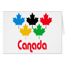 Canada Maple Leaf Card