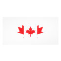 canada maple leaf icon photo cards