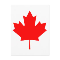 Canada Maple Leaf Postcard