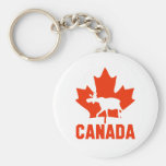 Canada Moose Keychain