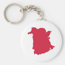Canada - New Brunswick Keychain