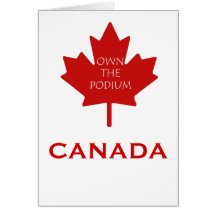 Canada Own The Podium2 Card