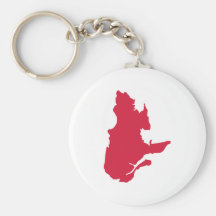 Canada - Québec Keychain