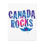 Canada Rocks retro Post Card