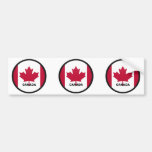 Canada Roundel quality Flag Bumper Sticker
