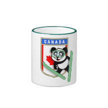 Canada Ski-jumping Panda Coffee Mug