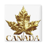 Canada Souvenir Fridge Magnet Gold Canada Gift