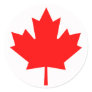 Canada Round Sticker