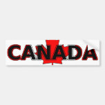 Canada with Leaf Bumper Sticker