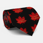 Canada's #1 in Hockey-Red Maple Leaf Necktie