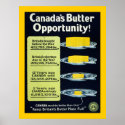 Canada's Butter Opportunity (border) posters