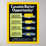 Canada's Butter Opportunity (border) Posters