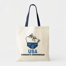 Canada's Underwear Tote Bag