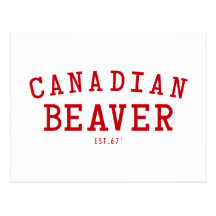 Canadian Beaver 67 Postcard