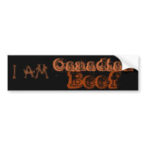 Canadian Beef Bumper Sticker