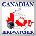 Canadian Birdwatcher Poster