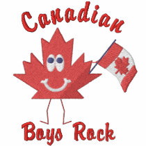 Canadian Boys Rock Embroidered Shirt