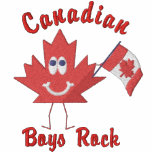 Canadian Boys Rock embroidered shirts