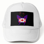 Canadian Butterfly Diva Trucker Hats