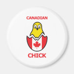 Canadian Chick Refrigerator Magnets