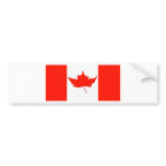 Canadian Flag Bumper Sticker