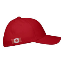 Canadian Flag Cap Embroidered Baseball Cap