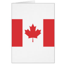Canadian Flag Card