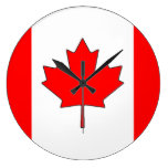 Canadian Flag Clock
