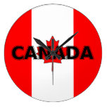 Canadian Flag Clock