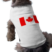 Canadian Flag Dog Tee