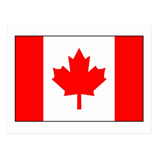 Canadian Flag Post Card
