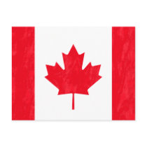 CANADIAN FLAG POSTCARD