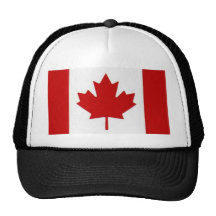 Canadian Flag Truckers Mesh Hat
