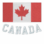 Canadian flag Zipper sweater embroidered shirts