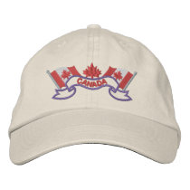 Canadian Flags Hat Embroidered Baseball Caps