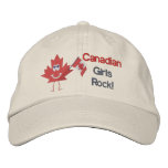 Canadian Girls Rock embroidered hats
