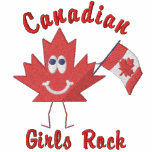 Canadian Girls Rock embroidered shirts