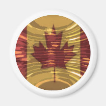 Canadian Gold MapleLeaf - Success in Diversity Refrigerator Magnet
