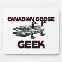 Canadian Goose Geek Mouse Pad