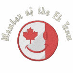 Canadian Happy Face Eh Team embroidered shirts