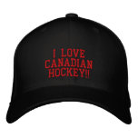 Canadian Hockey Embroidered Hat