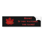 Canadian Hockey Pride-Red Maple Leaf bumper stickers