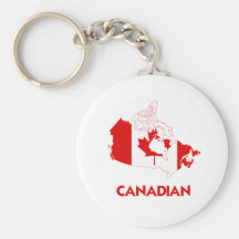 CANADIAN MAP KEYCHAINS