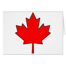 Canadian Maple Leaf Canada National Symbol Greeting Cards