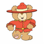Canadian Mountie Bear photo sculptures