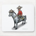 Canadian Mounty mousepads